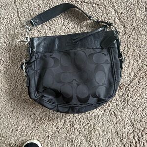 Coach Black Shoulder Bag